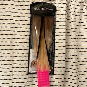 Hidden Crown Clip-Ins, Color B6/613, 22 inches, hair extensions